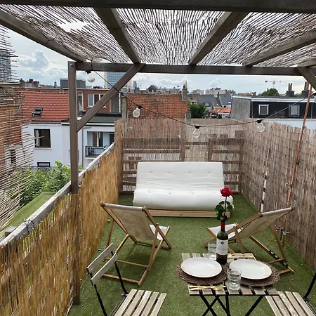 Quiet Rooftop Studio With Sunny Terrace Antwerp